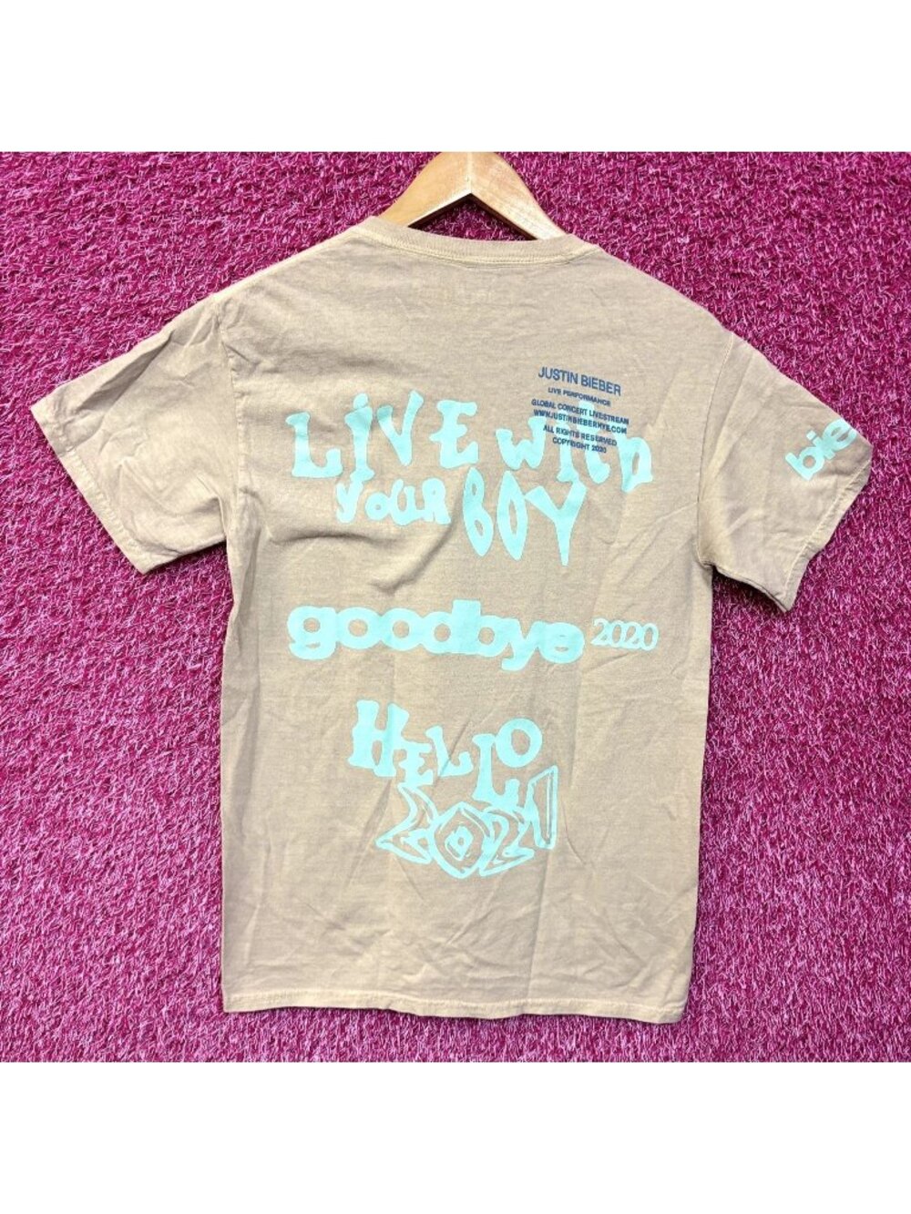 Justin Bieber Live With Your Boy New Years Eve Virtual Concert Tee S